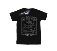 (L, Black) Marvel Mens The Punisher Frank Castle's Battle Vans T-Shirt
