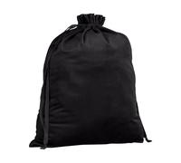 (L, Black Onyx) Bagbase Plain Velvet Gift Bag