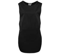 (L, Black) Premier Ladies/Womens Long Length Pocket Tabard / Workwear