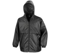 (L, Black) Result Mens Core Lightweight Waterproof Shield Windproof Jacket