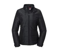 (L, Black) Russell Womens/Ladies Cross Padded Jacket