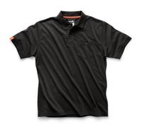 (L, Black) Scruffs Mens Polo Shirt