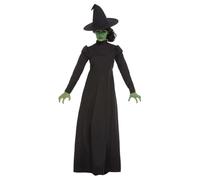 (L, Black) Smiffys Womens/Ladies Wicked Witch Costume Set