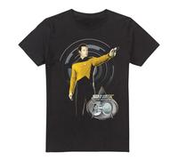 (L, Black) Star Trek Mens 30 Data T-Shirt