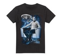 (L, Black) Star Trek Mens Captain's Chair T-Shirt