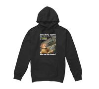 (L, Black) Star Trek Mens Cat Fight Hoodie