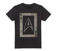 (L, Black) Star Trek Mens The Original Series Ace T-Shirt