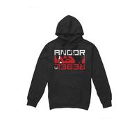 (L, Black) Star Wars Mens Andor Rebel Spy Hoodie