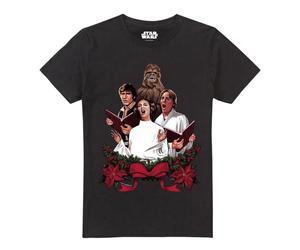 (L, Black) Star Wars Mens Carol Singers T-Shirt