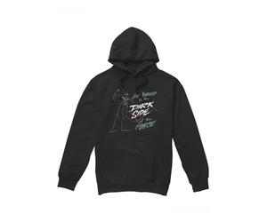 (L, Black) Star Wars Mens Give Yourself To The Darkside Hoodie