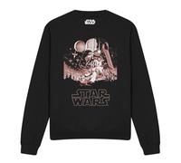 (L, Black) Star Wars Womens/Ladies Vintage Poster Sweatshirt