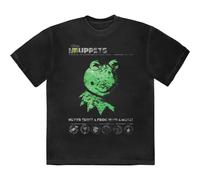 (L, Black) The Muppets Never Trust A Frog T Shirt