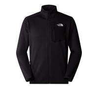 (L, Black) The North Face Mens Crest Full Zip Fleece Jacket