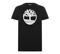 (L, Black) Timberland Mens Logo T-Shirt