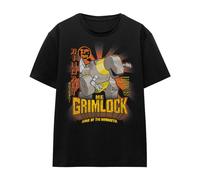 (L, Black) Transformers Womens/Ladies Generations Me Grimlock King Of The Dinobots T-Shirt