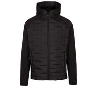 (L, Black) Trespass Mens Active Top Hooded Full Zip Hebner