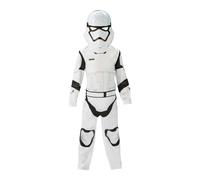 (L, Black/White) Star Wars Stormtrooper Childrens/Kids Episode 7 Costume
