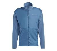 (L, Blue) Adidas Mens Terrex Multi Wind Resistant Fleece Jacket