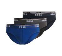 (L, Blue) Boss Mens Power Briefs (Pack of 3)