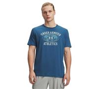 (L, Blue/Green) Under Armour Mens Logo Athletic T-Shirt