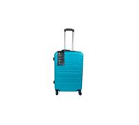 (L.Blue, Medium) Hampton & Stewart Suitcase Hardshell Lugguage