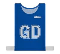 (L, Blue) Mitre Unisex Adult Training Bib (Pack of 7)