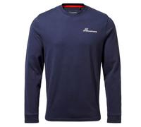 Craghoppers Womens Holmes Long-Sleeved T-Shirt - Blue Navy - L - Blue Navy - 100% Cotton