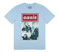 Oasis Cigarettes & Alcohol Single Cover T-Shirt in Blue | Size: Large Oasis Blue L