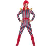 (L, Blue/Red/Gold) Smiffys Space Superstar Costume