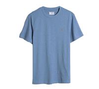 (L, Blue Tide) Farah Mens Logo Regular T-Shirt