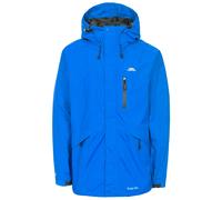 (L, Blue) Trespass Mens Corvo Hooded Full Zip Waterproof Jacket/Coat