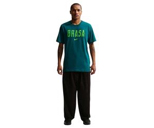 (L, Blue/Yellow) Nike Mens Brasa T-Shirt
