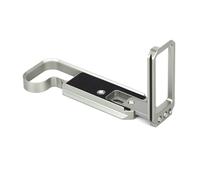 L-bracket Camera HandGrip For Hasselblad X2D / X2D II / 100C Camera, L-Plate Support Vertical Plate Arca Quick Release Metal Tripod Mount(Titanium color)