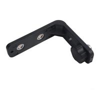 L Bracket Level Mount, Adjustable Leveling Support With Strong Magnets, For 5/8 And 1/4 Thread, Wall Hanging Bracket For Metal Surfaces, Black(5/8)