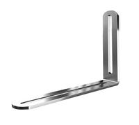 L Brackets Stainless Steel Adjustable Angle Code Long Hole Activity Right Furniture Fixer(32x65x20-2pcs)