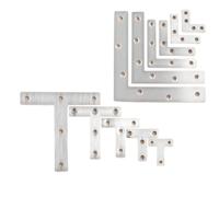 L Brackets Thickened Stainless Steel Furniture Corner Code Angle Iron Wooden Board Splicing Layer Plate Connector(L150X150-1PCS)