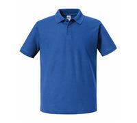 (L, Bright Royal) Russell Mens Authentic Eco Polo Shirt