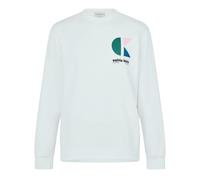 (L, Bright White) Calvin Klein Mens Bauhaus Sweatshirt