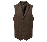 Premier Mens Herringbone Waistcoat RW6600