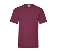 Fruit of the Loom Men's Valueweight Heather T-Shirt in Burgundy | Size: Large Fruit Of The Loom Burgundy L
