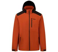(L, Burnt Orange) Trespass Mens Durand DLX Soft Shell Jacket