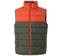 (L, Burnt Orange) Trespass Mens Padded Gilet Bodywarmer Oskar Gilet
