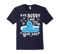 (L) Bye Buddy Hope You Find Your Dad! Unicorn Whale T-Shirt-Father's Day