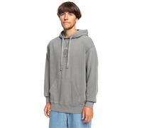(L, Canteen) Quiksilver Mens Garment Dye Pullover Sweatshirt Hoodie Jumper Sweatshirt