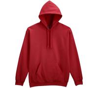 (L, Cardinal Red) Gildan Mens Midweight Soft Touch Hoodie