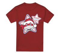 (L, Cardinal) Teenage Mutant Ninja Turtles Mens Holiday Party Dudes Christmas T-Shirt