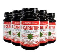 L-Carnitine | 1000mg L Carnitine (Tartrate) per Serving Size) | 300 Capsules x 500 mg (5 Month's Supply) | Food Supplement by Cvetita Herbal (x5)