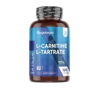 L Carnitine Capsules 3000mg - 120 Capsules - Vegan-Friendly L-Tartrate Form - Gluten-Free & Magnesium Stearate-Free - No Unnecessary Additives - L-Carnitine Supplements for Men & Women - Made in EU