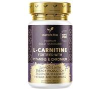 L-Carnitine Capsules 3000mg - L-Carnitine Formula with Vitamins D & B - High Strength L-Carnitine Tartrate Supplement - 120 Vegan Tablets - Supports Energy, Metabolism, & Reduces Tiredness & Fatigue