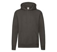 (L, Charcoal) Fruit of the Loom Mens Premium Hoodie